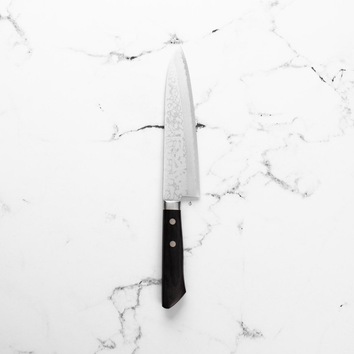 Masutani VG10 Damascus Gyuto 180mm - Black Western
