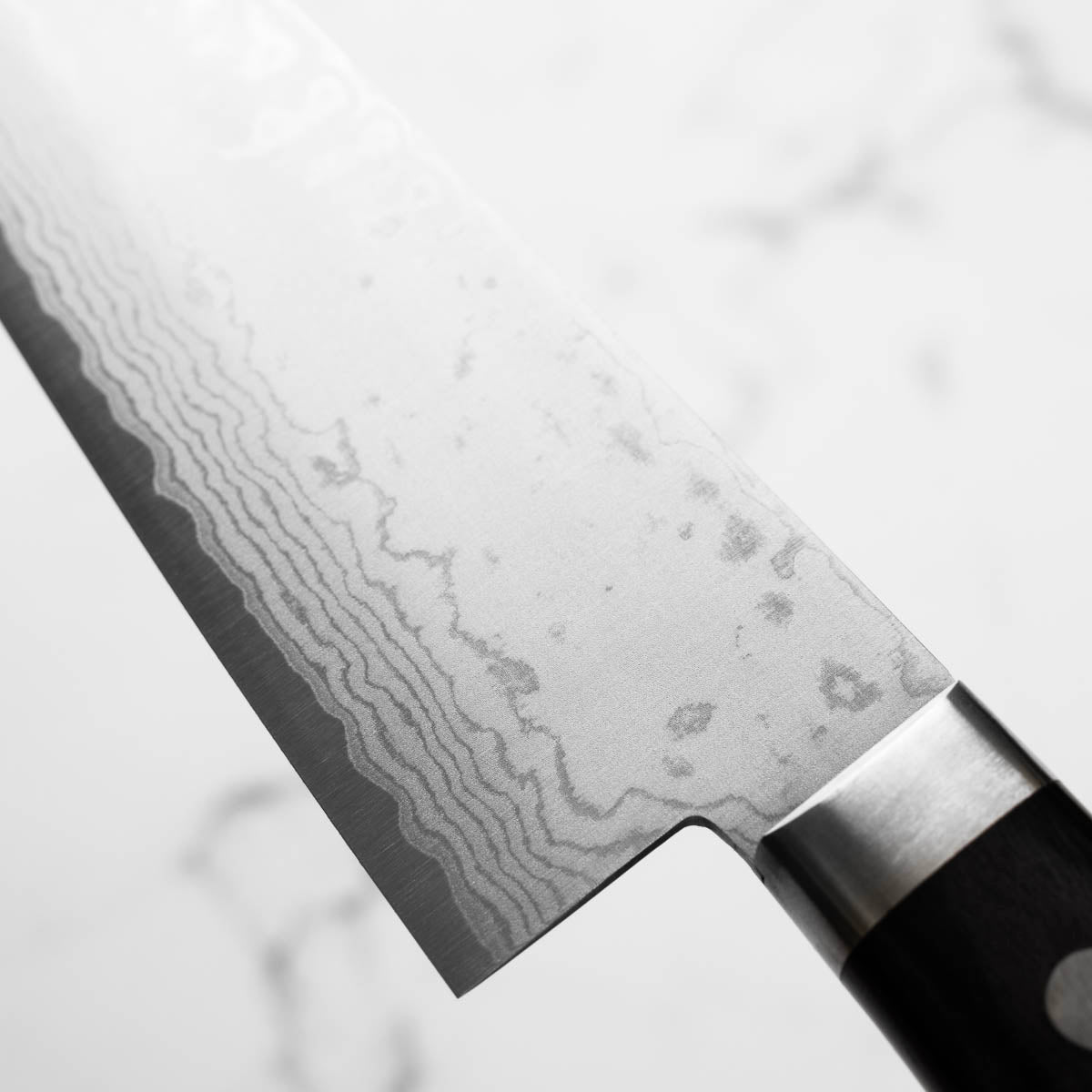 Masutani VG10 Damascus Gyuto 180mm - Black Western
