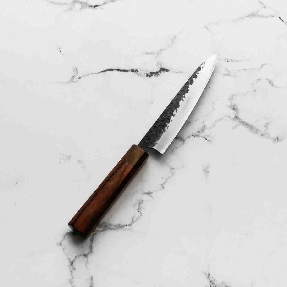 Seido Ginsan Kurouchi Tsuchime Petty 135mm