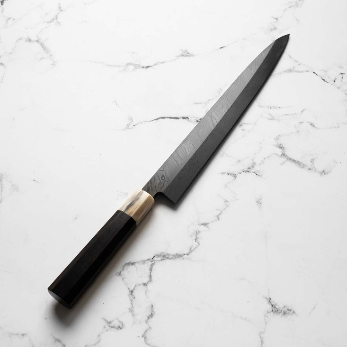 Shoichi Hashimoto "Tobikumo" Yanagiba 300mm - angled view