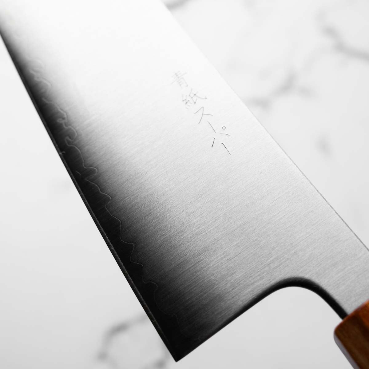 Tsunehisa Migaki Blue Super Gyuto 210mm - Sandalwood