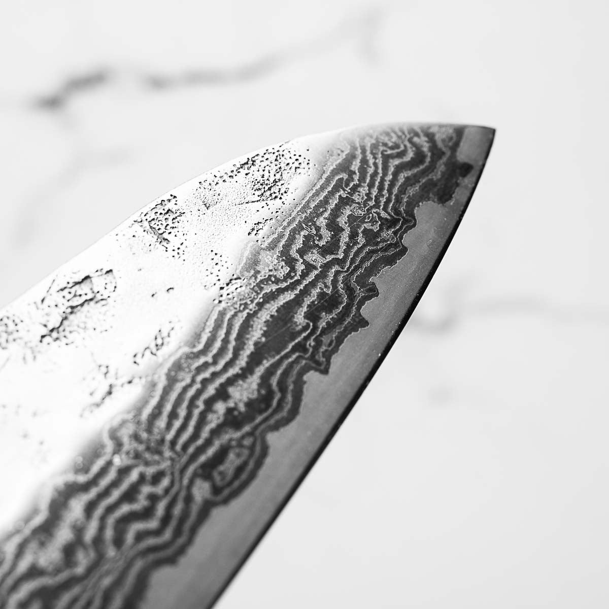 Tsunehisa SLD Washiji Santoku 165mm - Carbon Fibre