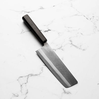 Yoshikane (Hatsukokoro) SKD Nashiji Nakiri 165mm - Ebony