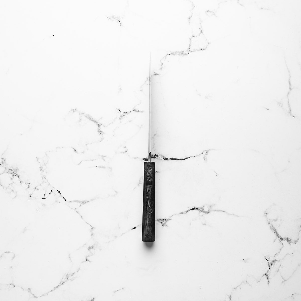 Yoshikane (Hatsukokoro) SKD Nashiji Bunka 165mm - Dark Carbon Fibre