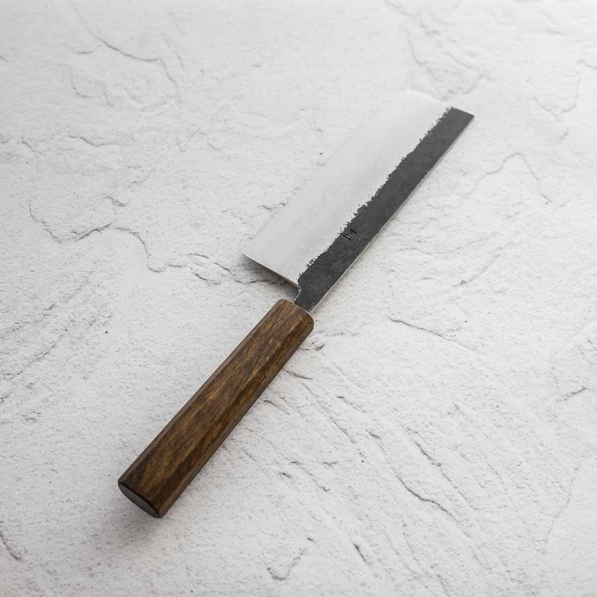 HADO Blue 1 Damascus Nakiri 165mm - Oak