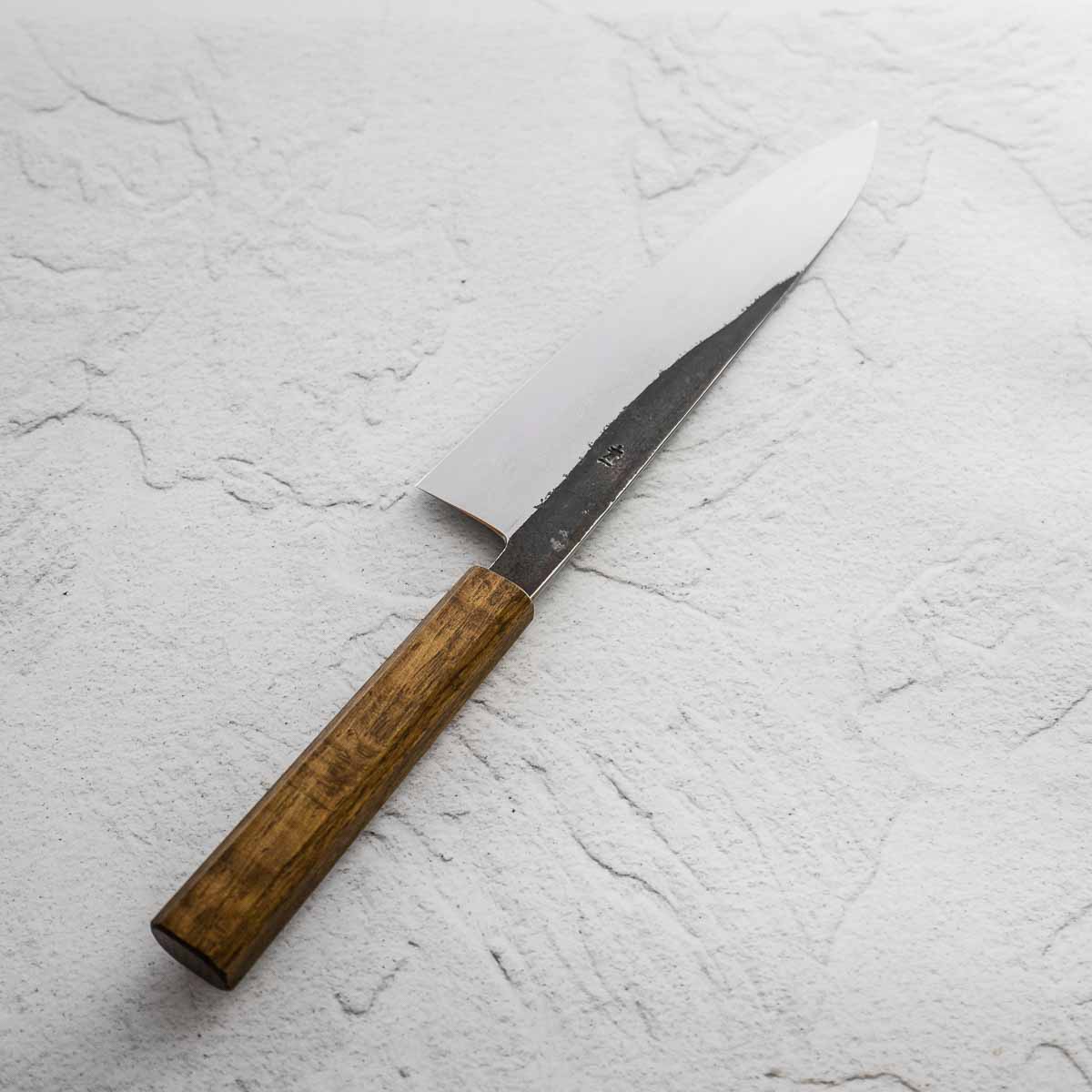 HADO Blue 1 Damascus Gyuto 240mm - Oak