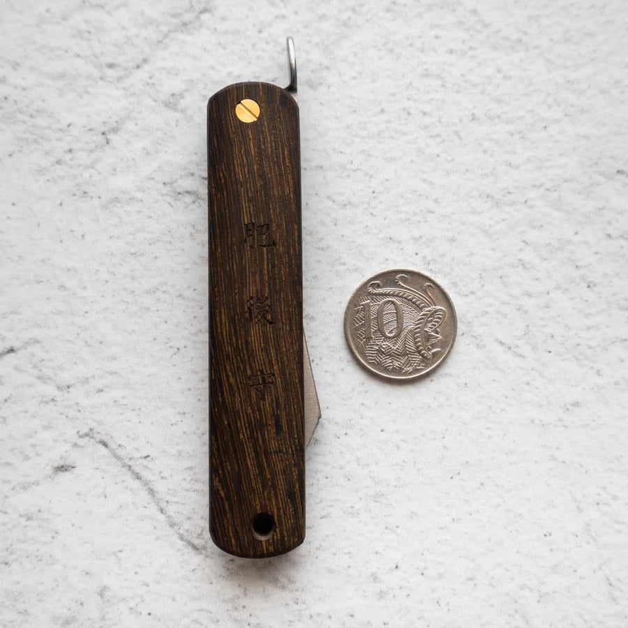 Nagao Kanekoma Higonokami VG10 Custom - Bombay Blackwood - No 49