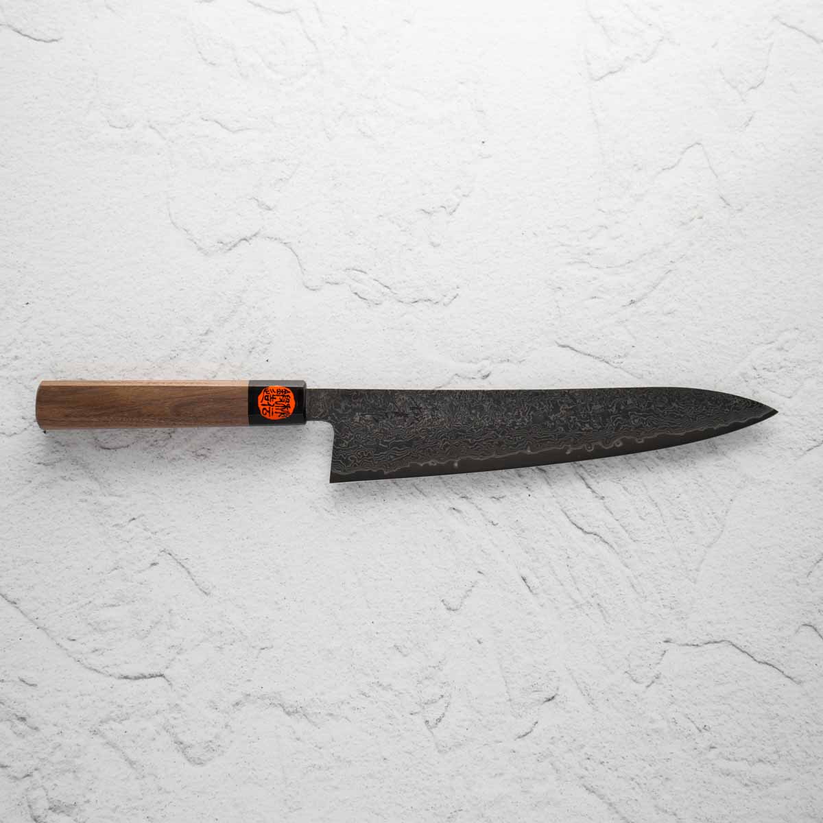 Shigeki Tanaka R2/SG2 Black Damascus Gyuto 240mmm
