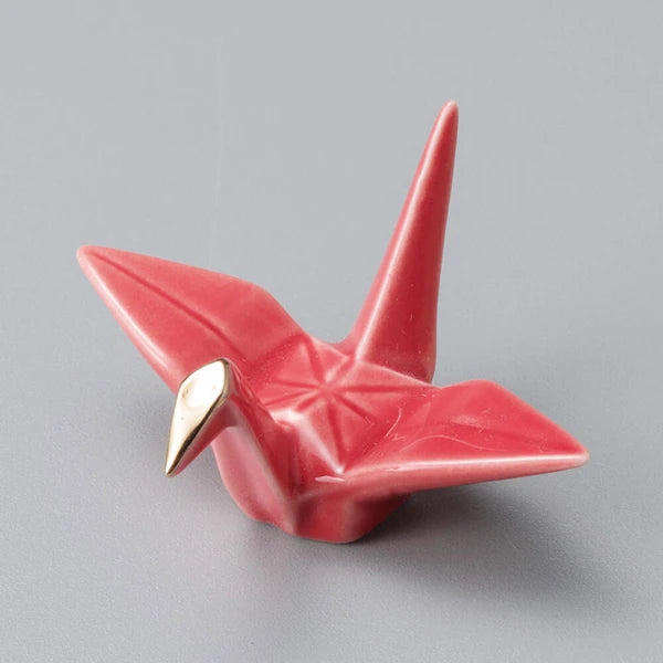Chopstick Rest - Red Crane