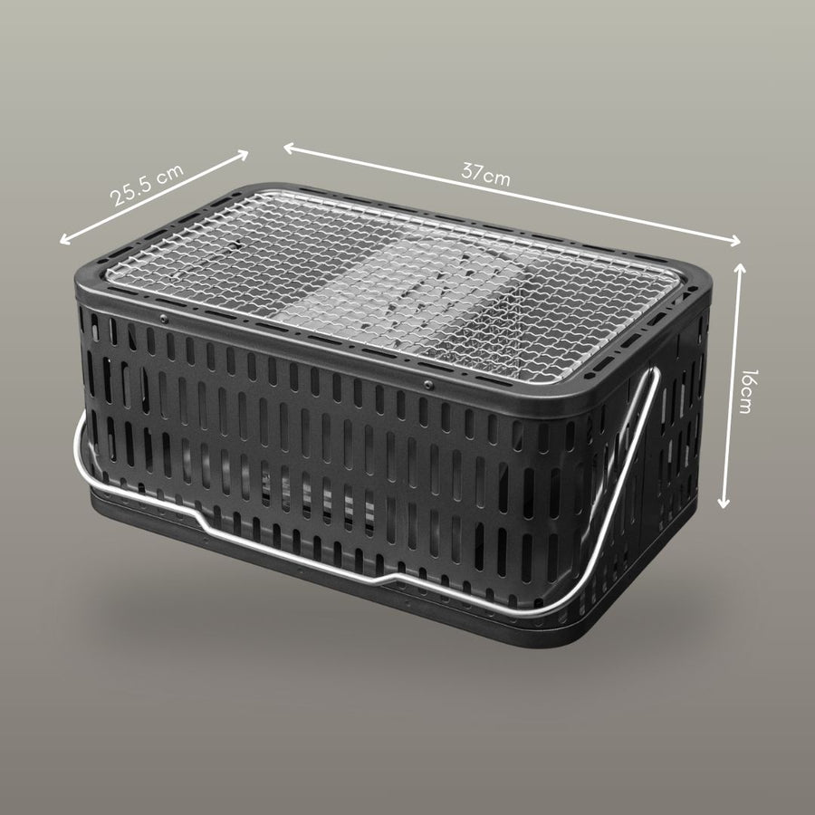 Green Life Tabletop BBQ Grill Double Walled - Dark Grey