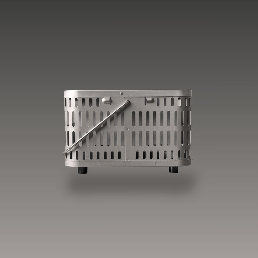 Green Life - Large Tabletop BBQ Grill Double Walled - Light Grey