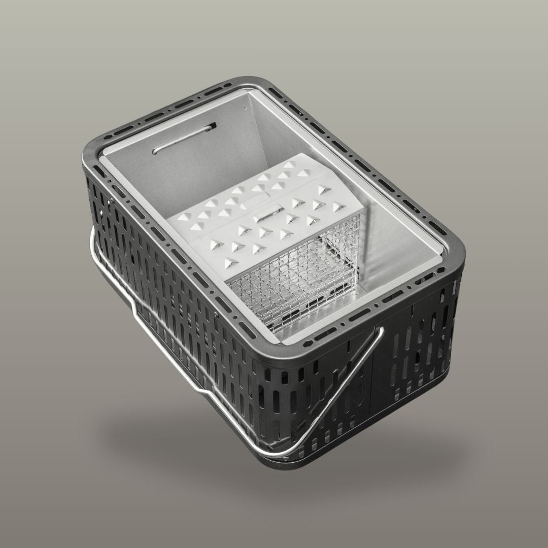 Green Life Tabletop BBQ Grill Double Walled - Dark Grey