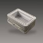 Green Life - Large Tabletop BBQ Grill Double Walled - Light Grey