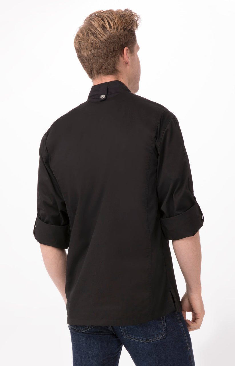 Unisex Hartford Chef Jacket - Black