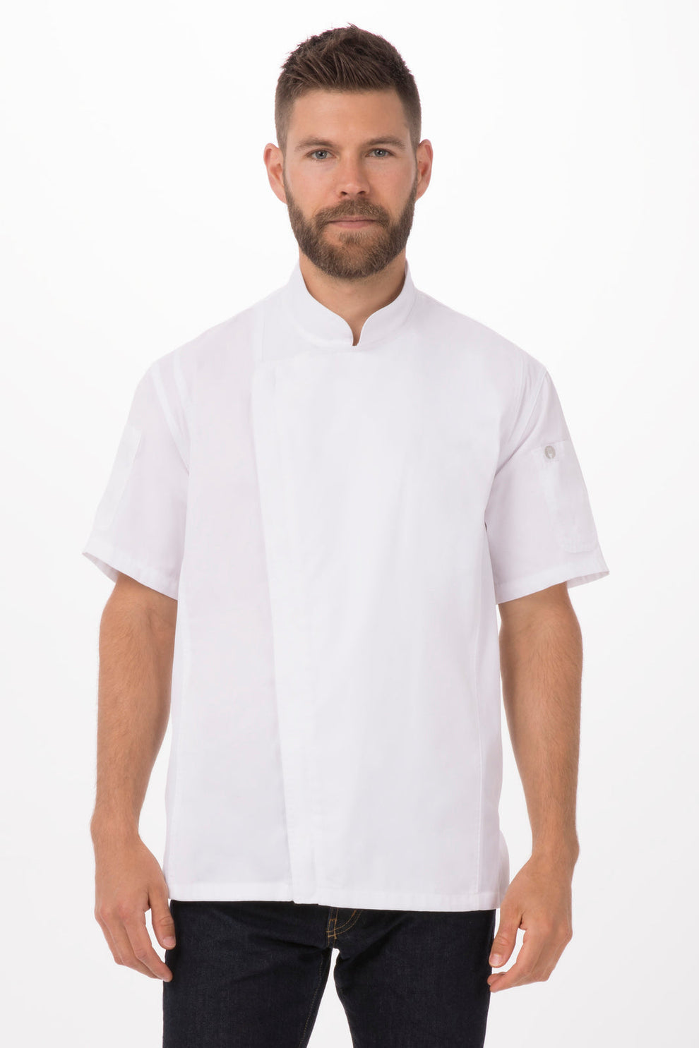 Men's Springfield Chef Jacket - White