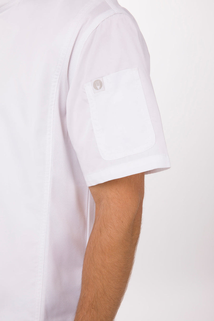 Men's Springfield Chef Jacket - White