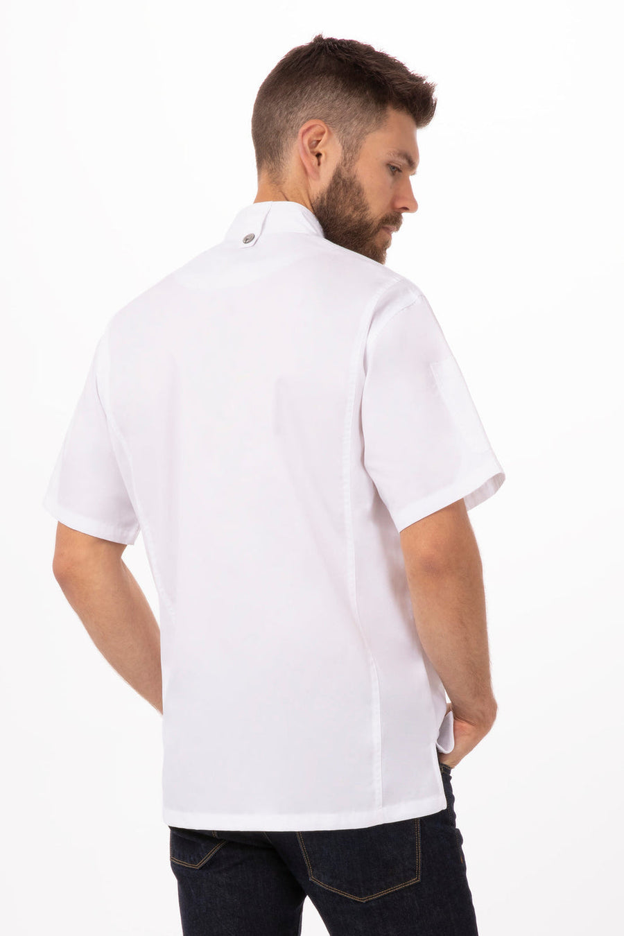 Men's Springfield Chef Jacket - White