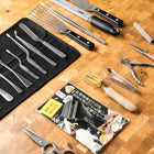 The Chef's Arsenal - Silver - angled view