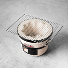 Tabletop Charcoal Grill Circular w/Grill Mesh - Small