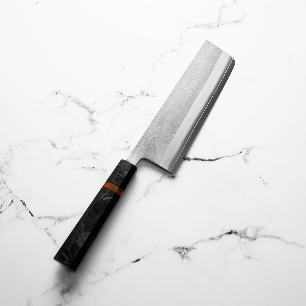 Yoshikane (Hatsukokoro) SKD Nashiji Nakiri 165mm - Carbon Fibre