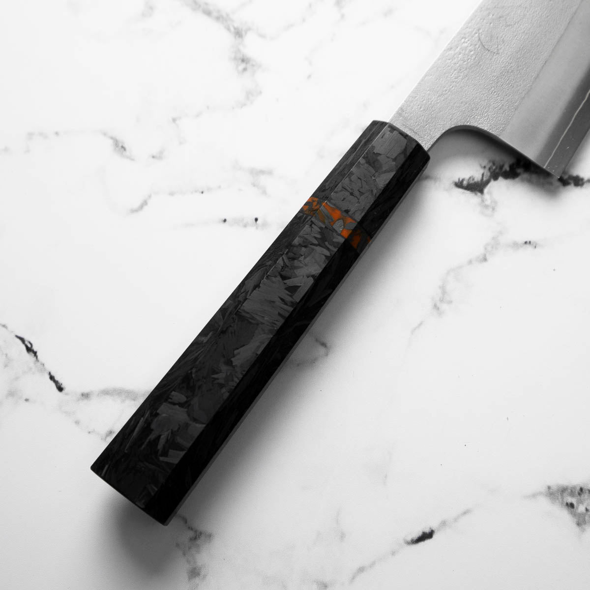 Yoshikane (Hatsukokoro) SKD Nashiji Extra Tall Gyuto 240mm - Carbon Fibre