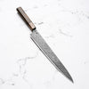 Seido VG10 Kurozome Nickel Damascus Sujihiki 270mm - Persimmon