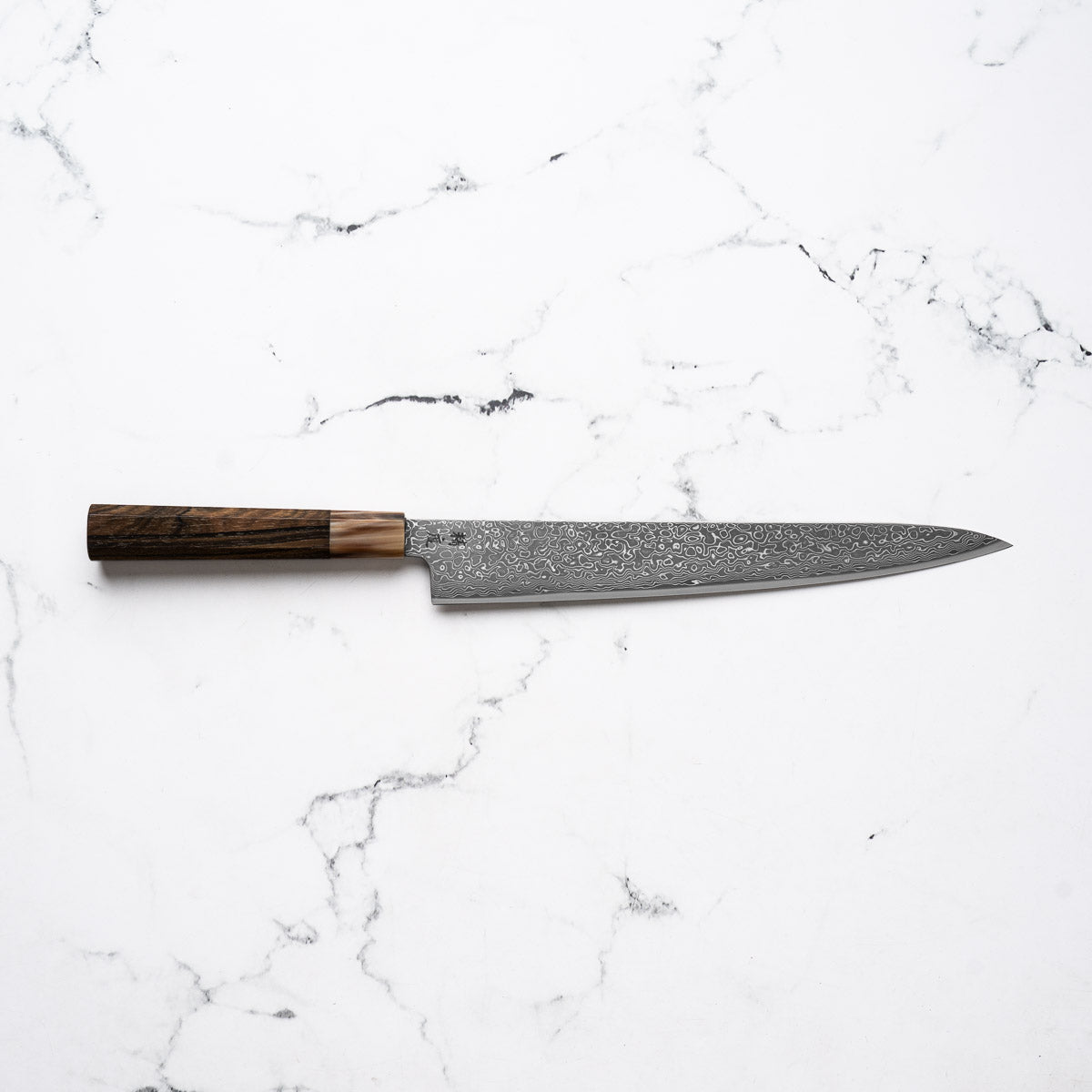 Seido VG10 Kurozome Nickel Damascus Sujihiki 270mm - Persimmon