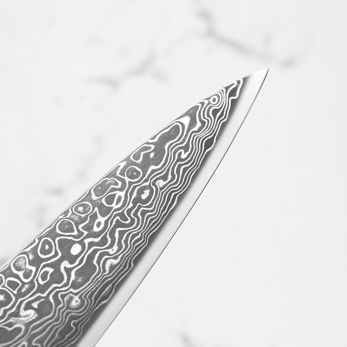 Seido VG10 Kurozome Nickel Damascus Sujihiki 270mm - Persimmon
