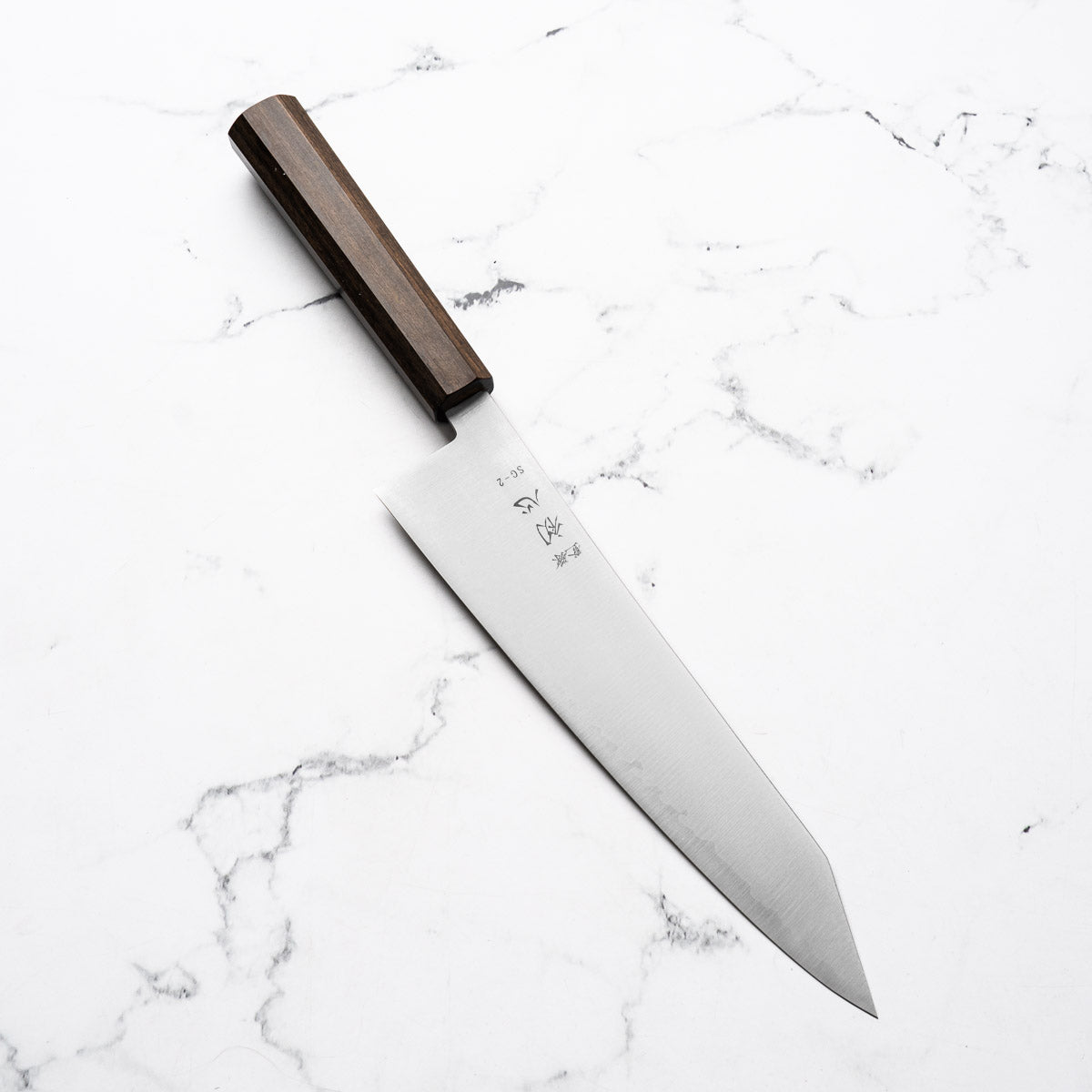 Hatsukokoro Hayabusa SG2 3 Layer Kiritsuke Gyuto 240mm - Mono Bubinga