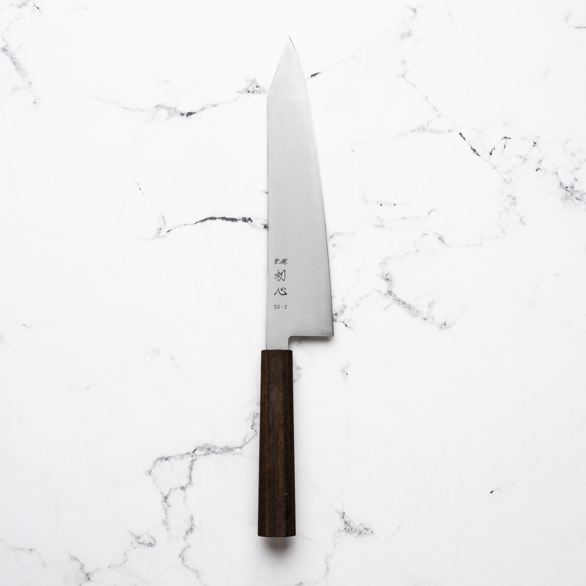 Hatsukokoro Hayabusa SG2 3 Layer Kiritsuke Gyuto 240mm - Mono Bubinga
