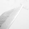 Nigara Hamono VG10 Tsuchime Damascus Bunka 165mm - Ebony