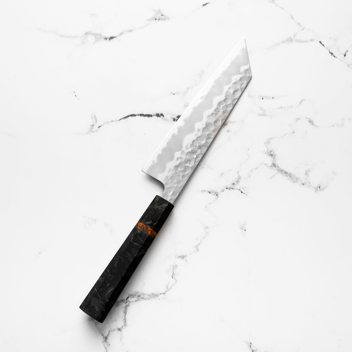 Tsunehisa White 2 Stainless Clad Tsuchime Bunka 165mm - Carbon Fibre