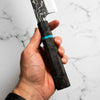 Hatsukokoro SLD Kurouchi Damascus Gyuto 240mm - Maple Turquoise