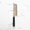 Takeshi Saji VG10-W Nashiji Rainbow Damascus Nakiri - Dark Carbon Fibre