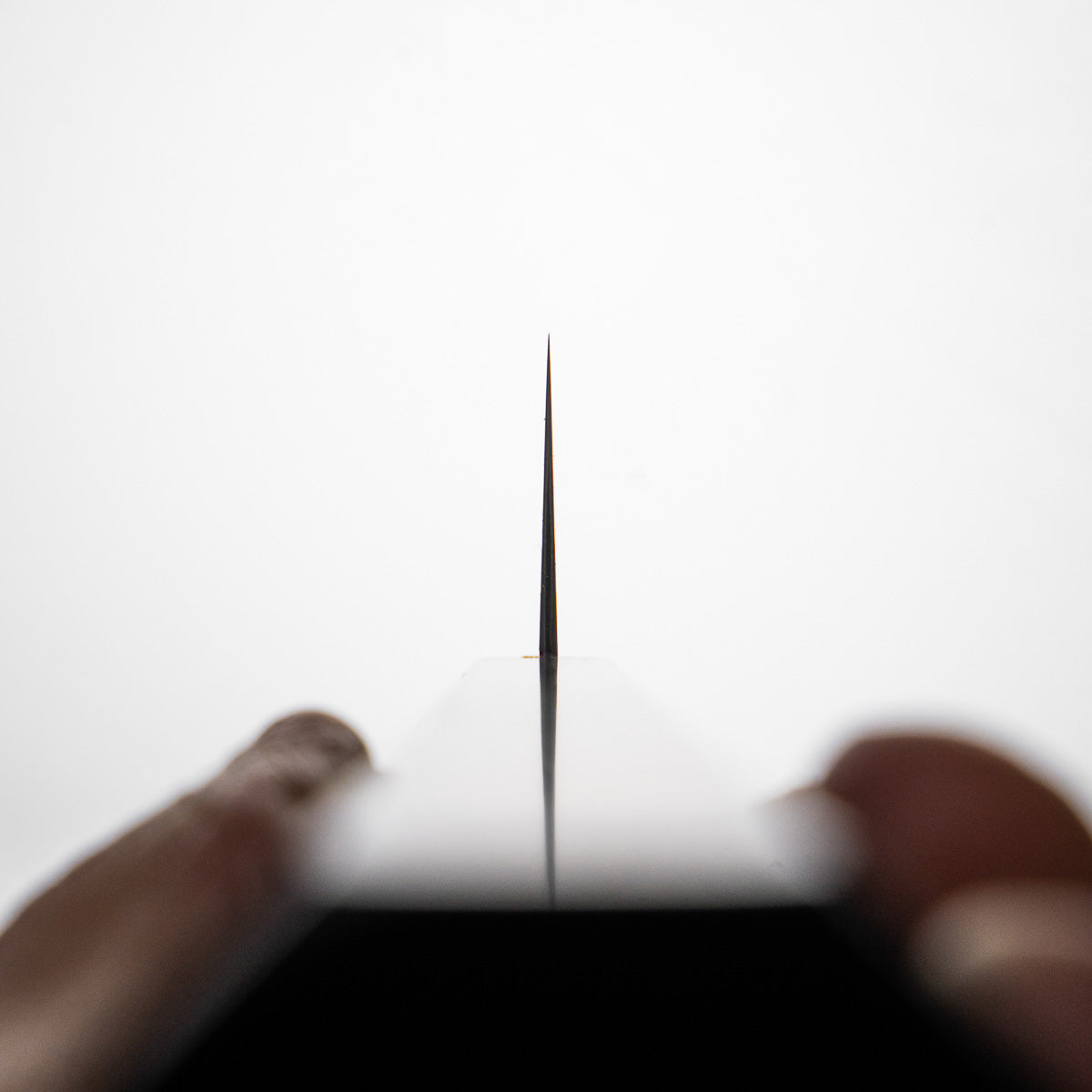 Hatsukokoro Hayabusa Blue 2 Rainbow Damascus Gyuto 210mm - Ebony