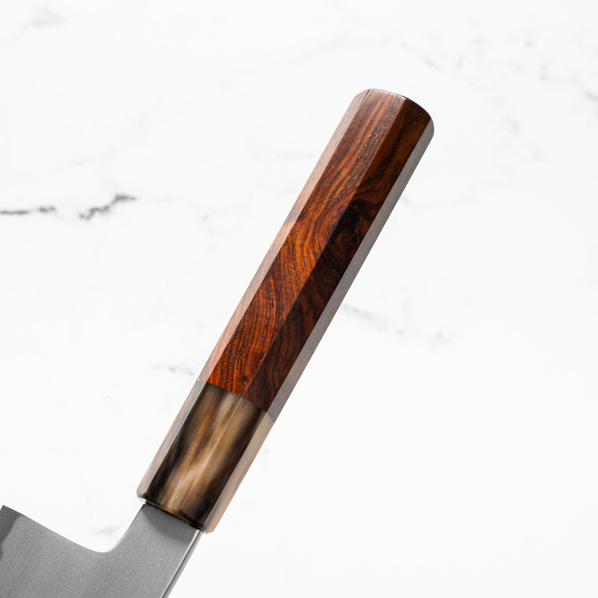 Y.Tanaka x Sakai Kikumori Blue 2 Gyuto 225mm - Siamese Rosewood and Blonde