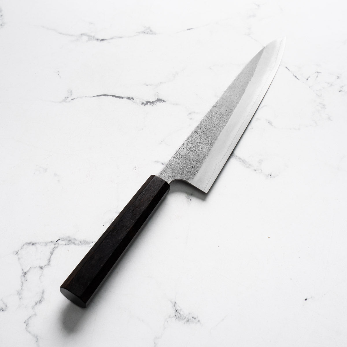 Yoshikane Hamono (Hatsukokoro) SKD Nashiji Gyuto 240mm - Ebony