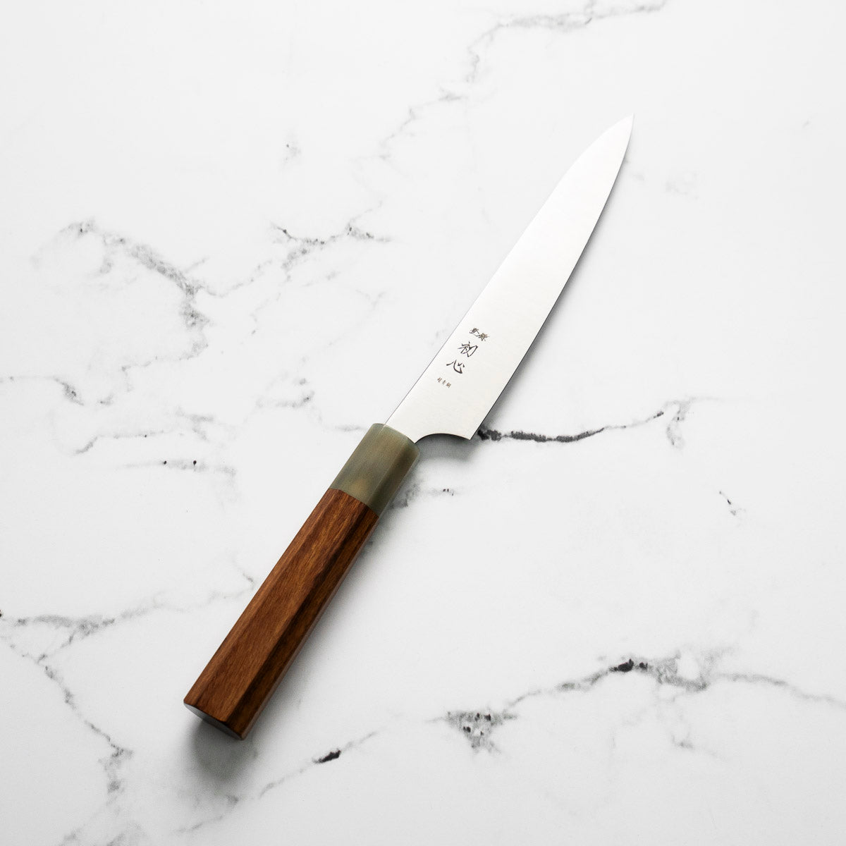 Hatsukokoro Hayabusa Blue Super Petty 150mm - Quince