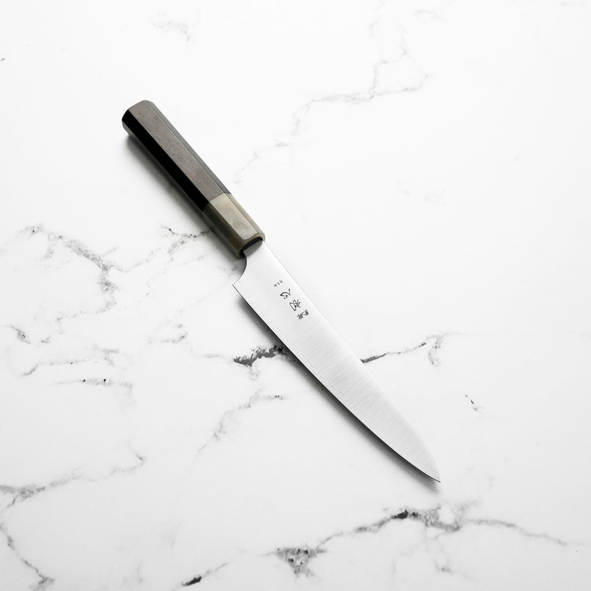 Hatsukokoro Hayabusa Blue Super Petty 150mm - Ebony & Blonde