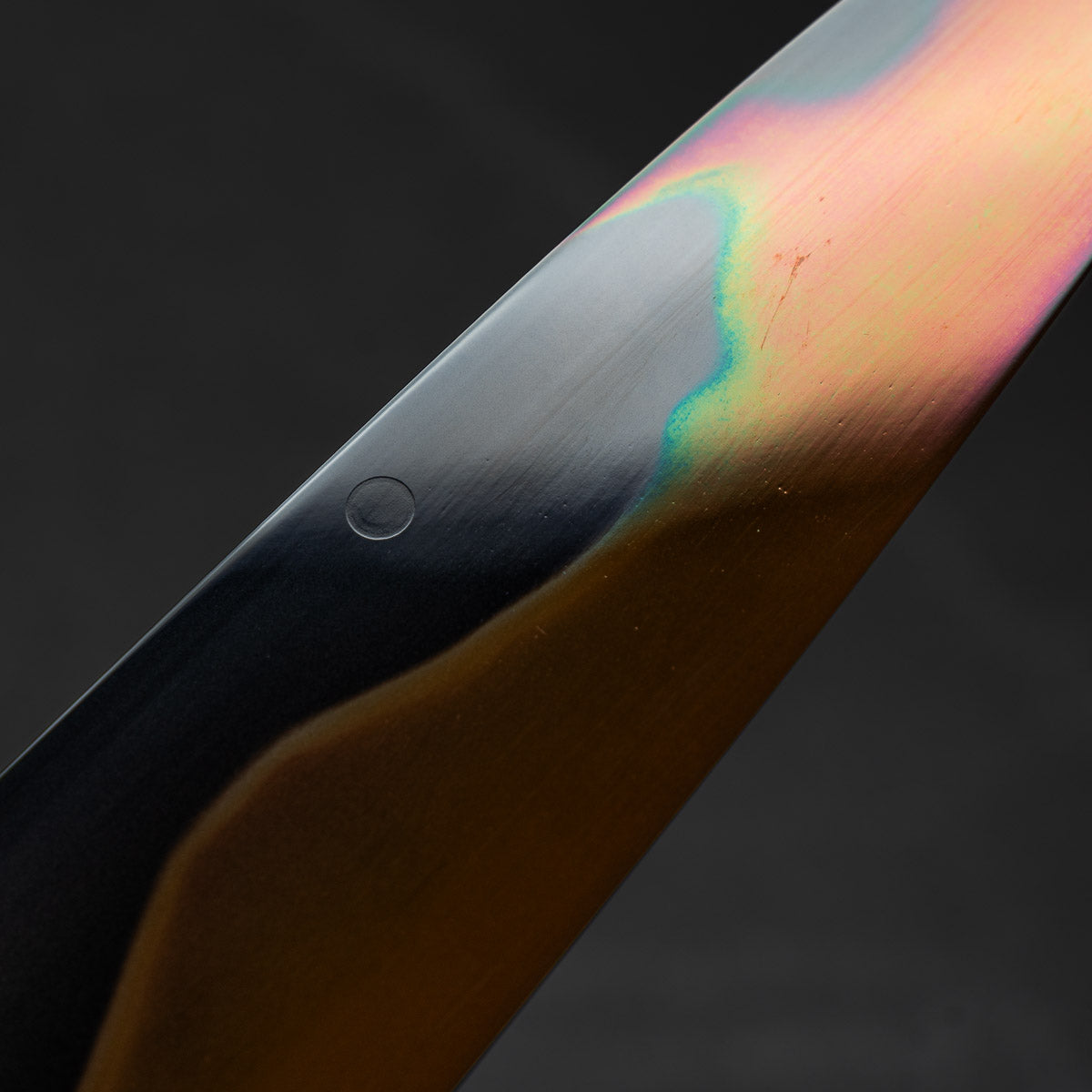 Yoshikazu Ikeda White 1 Honyaki Kachikaeshi Gyuto 210mm - Ebony