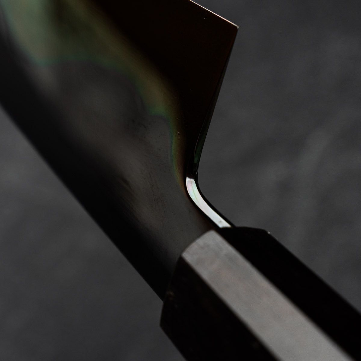 Yoshikazu Ikeda White 1 Honyaki Kachikaeshi Gyuto 210mm - Ebony