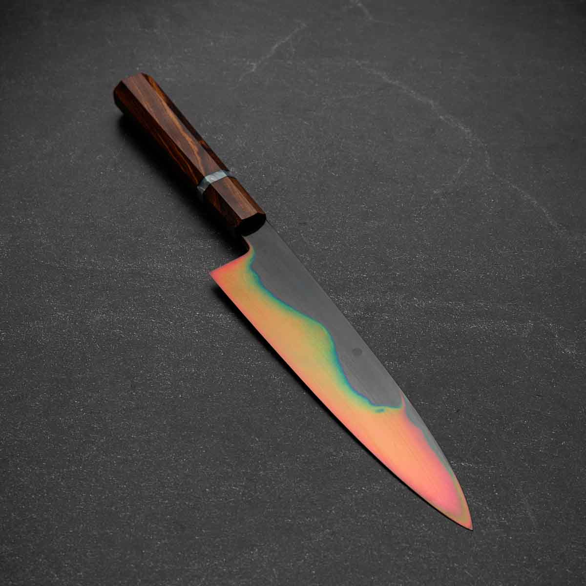 Yoshikazu Ikeda White 1 Honyaki Kachikaeshi Gyuto 210mm - Sandalwood