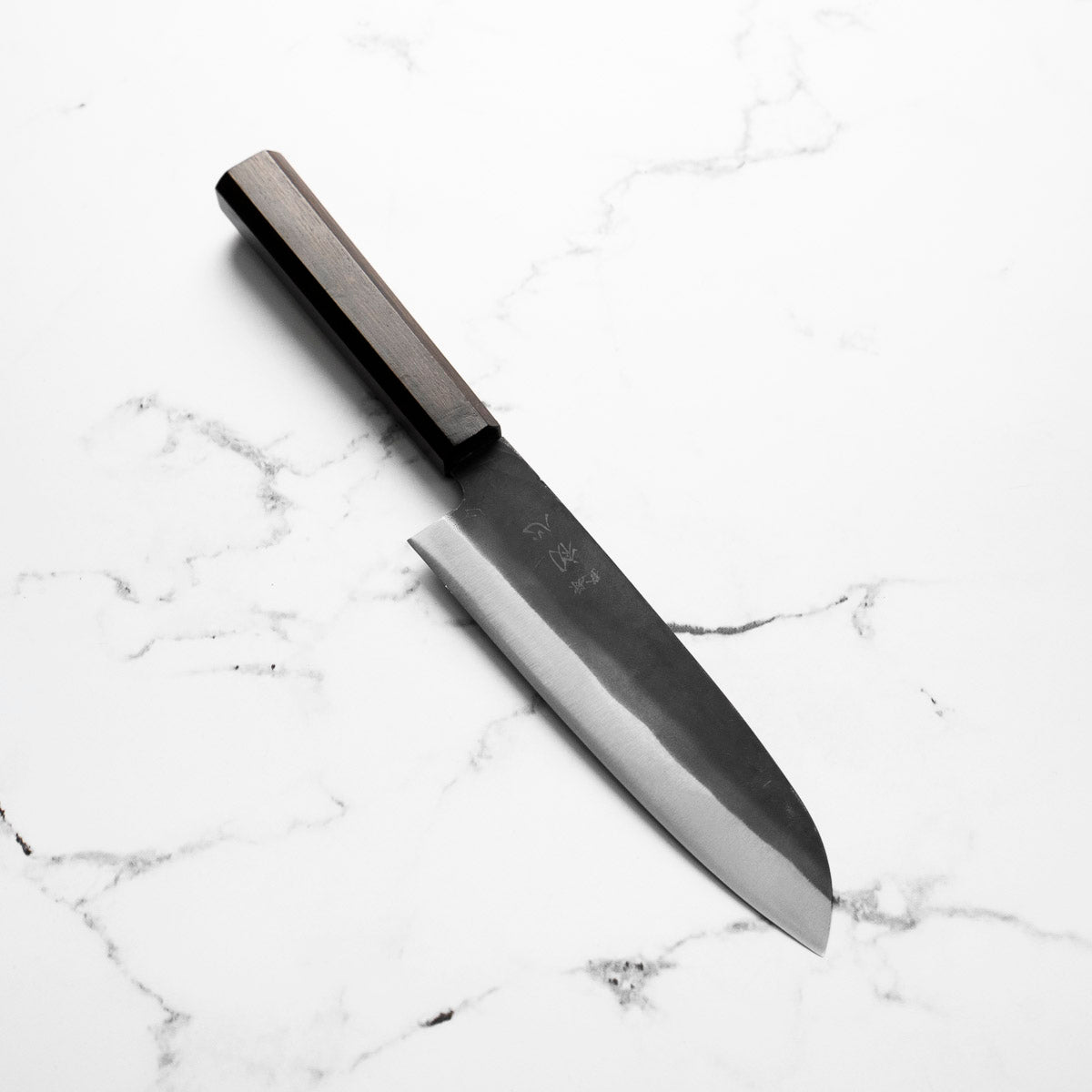 Hatsukokoro Blue 2 Kurouchi Santoku 165mm - Ebony