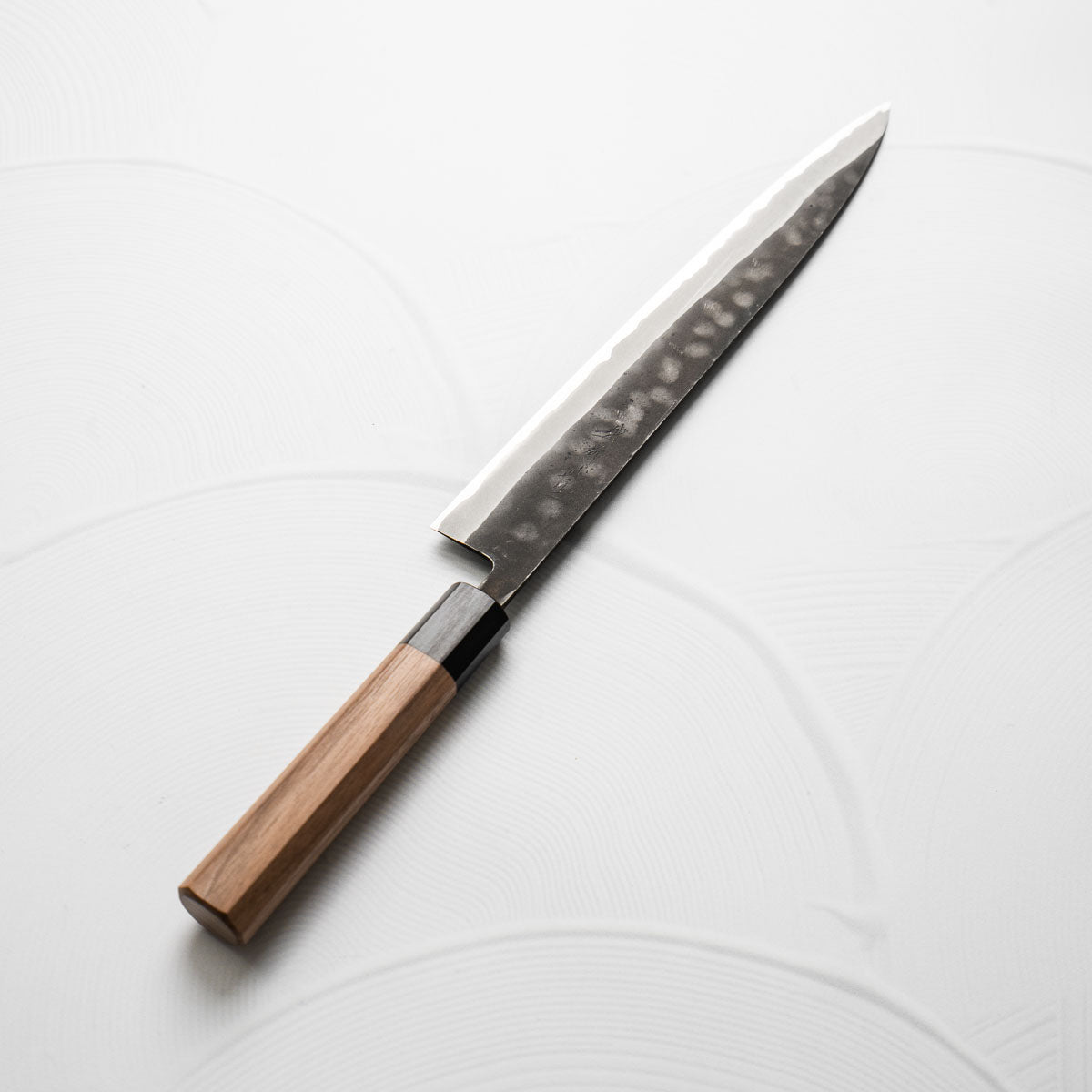 Shiro Kamo Blue Super SS Clad Kurouchi Sujihiki 270mm