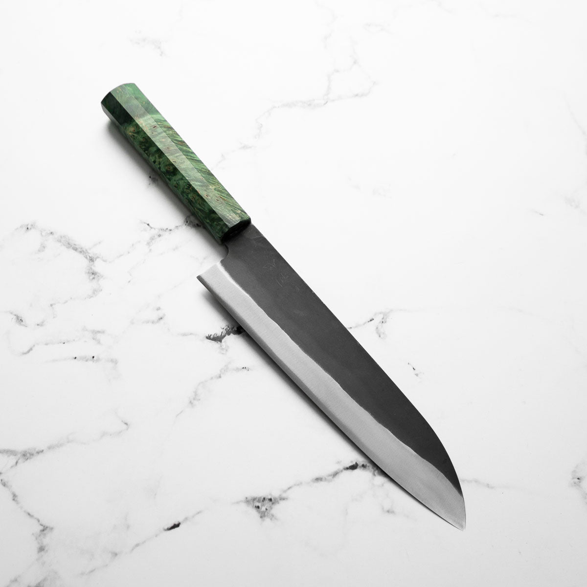 Hatsukokoro Blue 2 Kurouchi Gyuto 210mm - Green