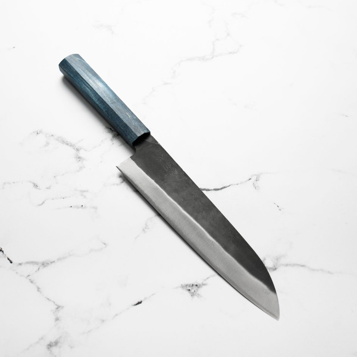 Hatsukokoro Blue 2 Kurouchi Gyuto 210mm - Blue