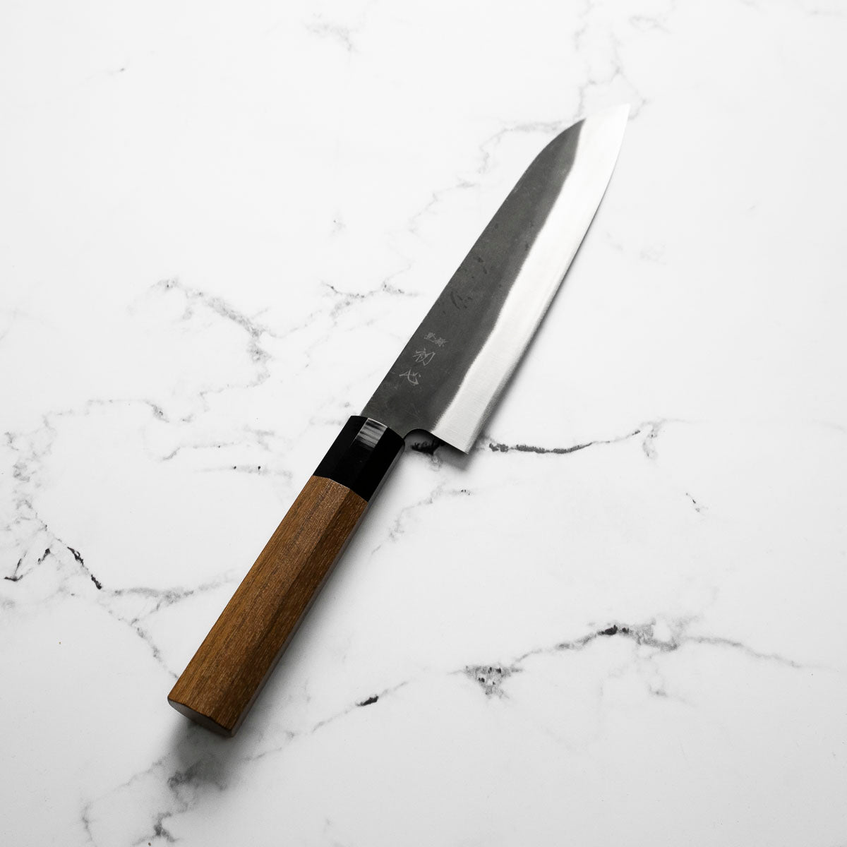 Hatsukokoro Blue 2 Kurouchi Gyuto 210mm - Teak