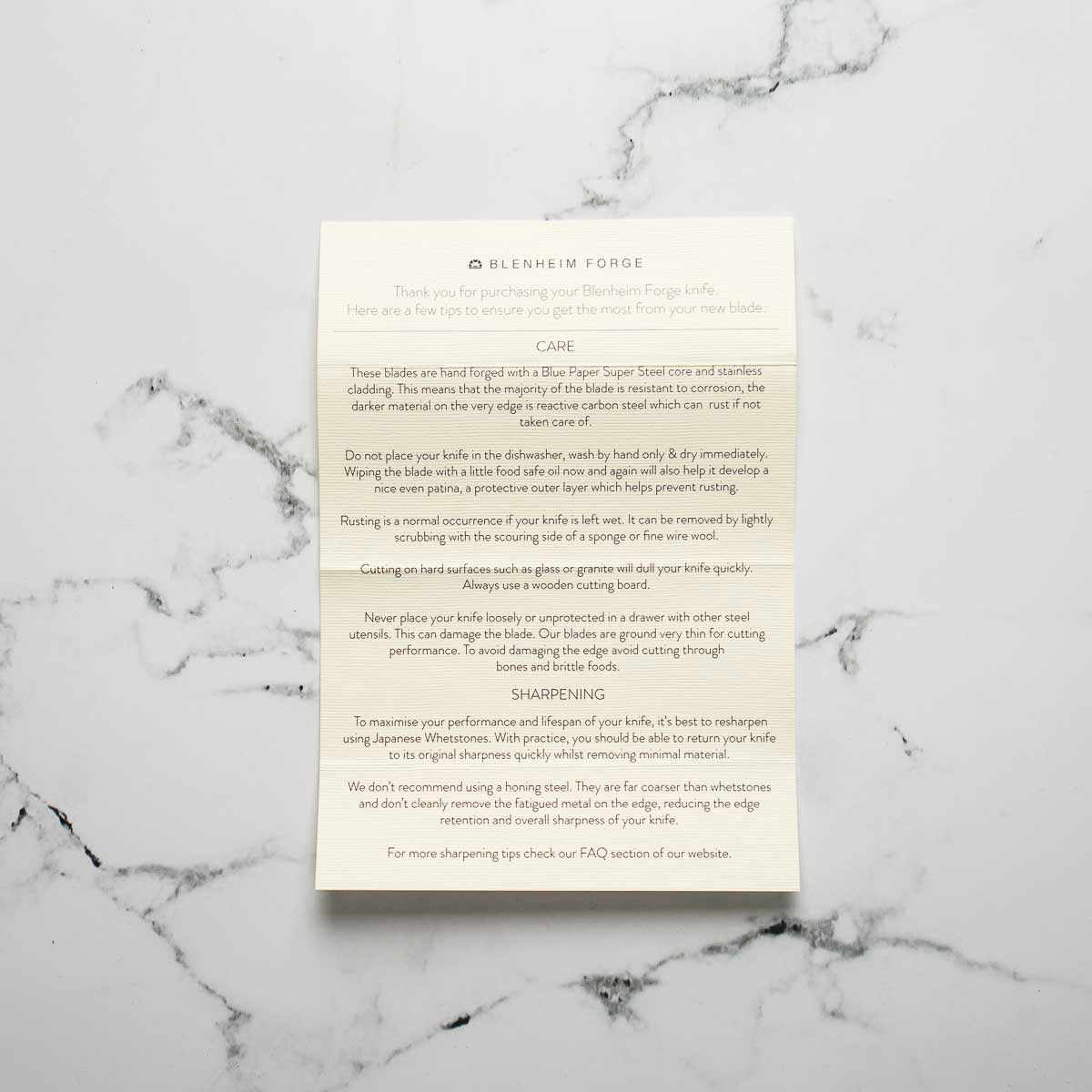 Blenheim Forge Stainless Clad Petty