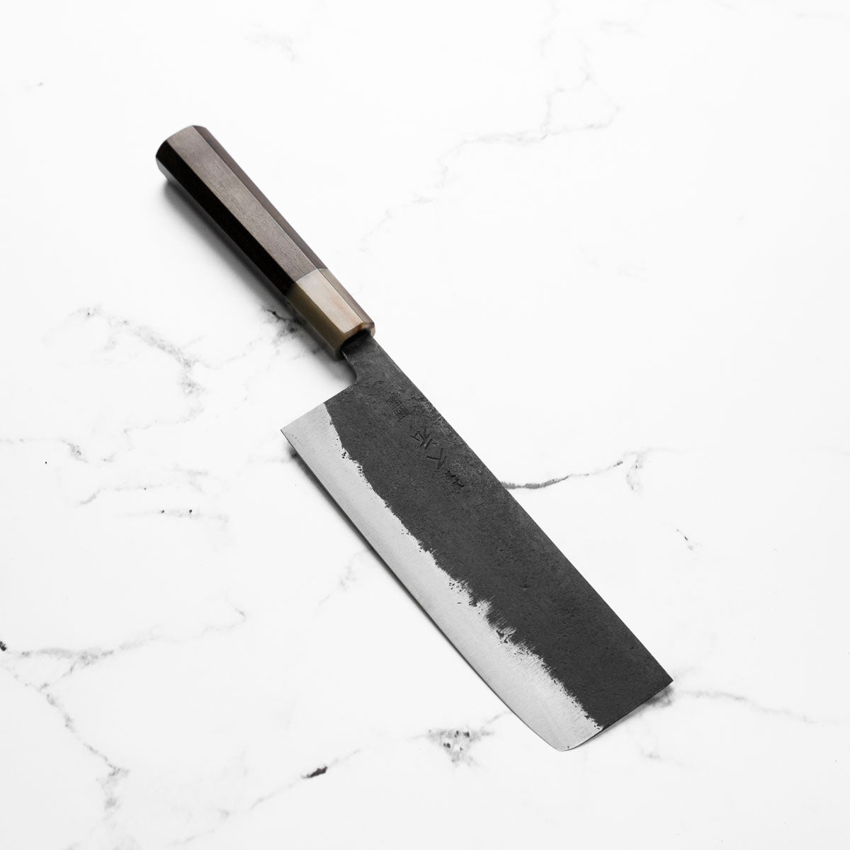 Morihei Hisamoto White 2 Kurouchi Nakiri 165mm - Ebony & Blonde