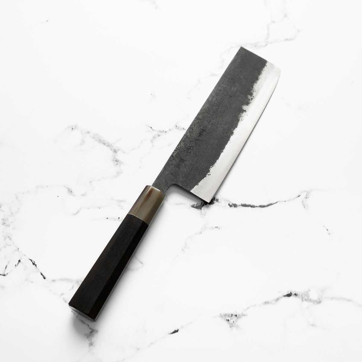 Morihei Hisamoto White 2 Kurouchi Nakiri 165mm - Ebony & Blonde